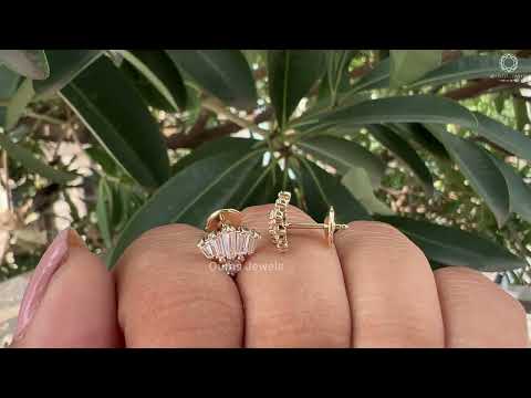 [Youtube Video of Baguette Diamond Earrings]-[Ouros Jewels]