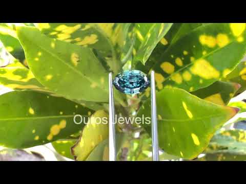 [Youtube Video of Blue Oval Cut Lab Diamond]-[Ouros Jewels]