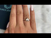 [Youtube Video of Trillion Cut Lab Diamond Ring]-[Ouros Jewels]