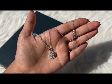 [Youtube Video of Butterfly Diamnd Cluster Pendant]-[Ouros Jewels]