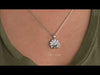 [Youtube Video of Green Butterfly Cut Lab Diamond Pendant]-[Ouros Jewels]