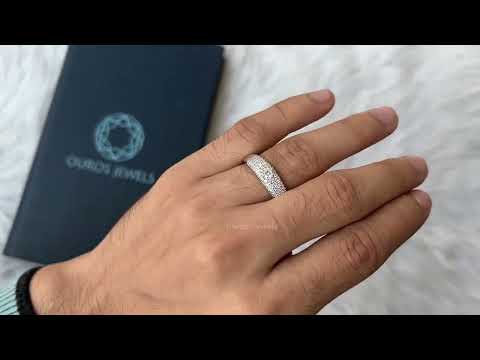 [Youtube Video of Round Halo Men Diamond Ring]-[Ouros Jewels]