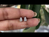 [Youtube Video of Antique Cut Lab Diamond Stud Earrings]-[Ouros Jewels]