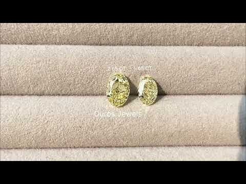 [Youtube Video of Fancy Yellow Oval Diamond]-[Ouros Jewels]