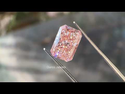 Youtube Video Fancy Vivid Pink Radiant Cut Loose Diamond 
