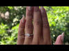 [Youtube Video of Cushion Cut Accent Diamond Ring]-[Ouros Jewels]