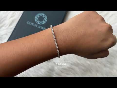 [Youtube Video of Classic Round Diamond Bracelet]-[Ouros Jewels]
