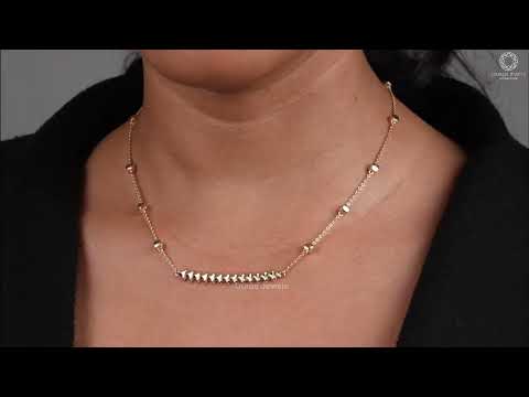 Youtube Video of Zigzag Chain Necklace for her