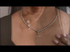 [Youtube Video of Princess and Round Diamond Necklace]-[Ouros Jewels]