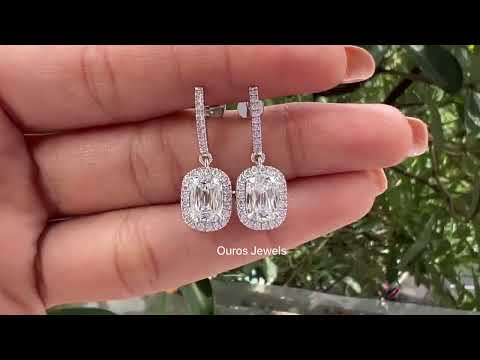 [Youtube Video of Old Mine Cushion Cut Earrings]-[Ouros Jewels]