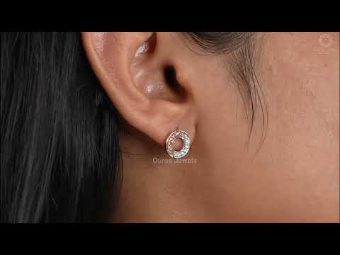 [Youtube Video Two Tone Cricle Earrings]-[Ouros Jewels] 