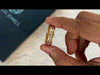 [Youtube Video of Blue Round Cut Mens Wedding Band]-[Ouros Jewels]