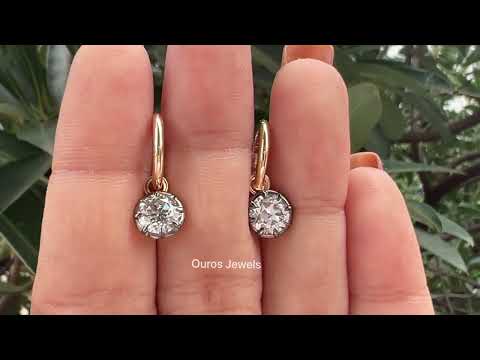 [Youtube Video of Old European Diamond Drop Earrings]-[Ouros Jewels]