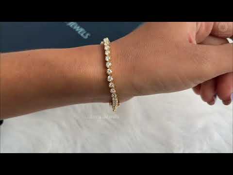 [Youtube Video of Old Cut Heart Diamond Tennis Bracelet]-[Ouros Jewels]