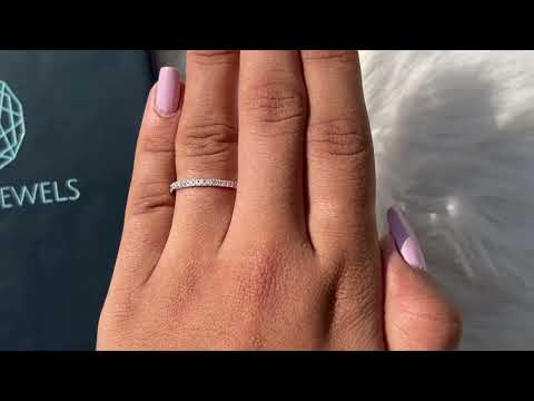 [Youtube VIdeo of Round Cut Eternity Ring]-[Ouros Jewels]