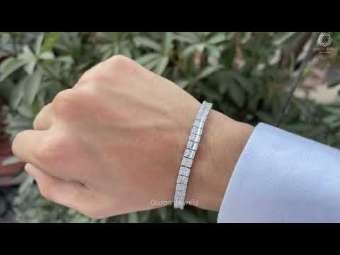 [Youutbe Video of Lab Diamond Tennis Bracelet]-[Ouros Jewels].