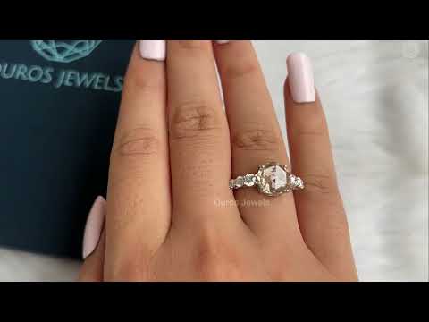 [Youtube View Of Round Cut Diamond Seven Stone Engagement Ring]-[Ouros Jewels]