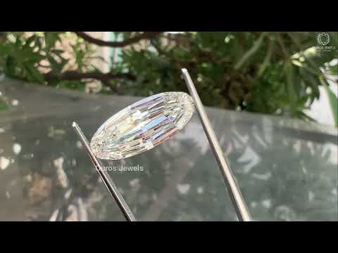 [Video of Long Oval Loose Diamond]-[Ouros Jewels]