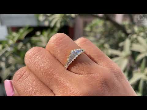 [Youtube Video of Baguette Cut Lab Diamond Ring]-[Ouros Jewels]