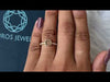 [Youtube Video of Asscher Cut Potrait Diamond Ring]-[Ouros Jewels]