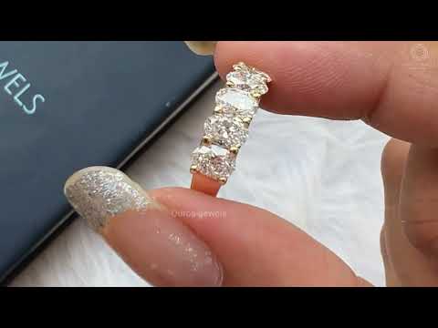 [Youtube Video of Oval Cut Half Eternity Band]-[Ouos Jewels]