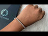 [Youtube Video of Round Cut Lab Diamond Tennis Bracelet]-[Ouros Jewels]