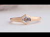 [Youtube Video of Hexagone Cut Lab Diamond Solitaire Engagement Ring]-[Ouros Jewels]