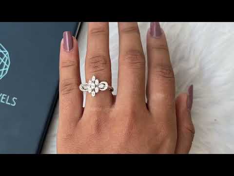 [Youtube Video of Round Cluster Engagement Ring]-[Ouros Jewels]