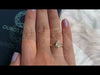 [Video of Step Cut Pear Diamond Ring]-Ouros Jewels]