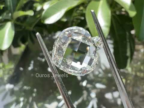 Youtube video of Antique Shape Rose Cut Heart Diamond