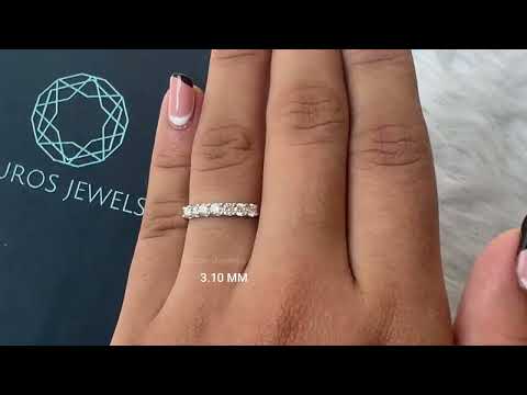 [Youtube Video of Diamond Half Eternity Band]-[Ouros Jewels]