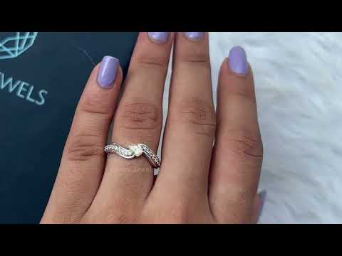 [Youtube Video of Yellow Pear Diamond Solitaire Ring]-[Ouros Jewels]