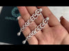 [Youtube Video of Round Diamond Tassel Earrings]-[Ouros Jewels]