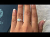 Youtube video of Heart And Round Cut Diamond Anniversary Ring