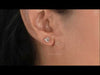 [Youtube Video of Olive Heart Stud Diamond Earrings]-[Ouros Jewels]