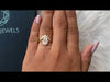 [Youtube Video of Pear Cut Matching Set Ring]-[Ouros Jewels]