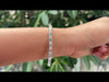 [Youtube Video of Blue Cushion Cut Lab Diamond Bracelet]-[Ouros Jewels]