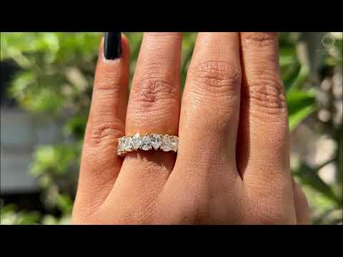 [Youtube Video of Pear Diamond Full Eternity Band]-[Ouros Jewels]