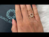 [Youtube Video of Semi Mount Cushion Cut Engagement Ring]-[Ouros Jewels]