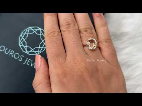 [Youtube Video of Semi Mount Cushion Cut Engagement Ring]-[Ouros Jewels]