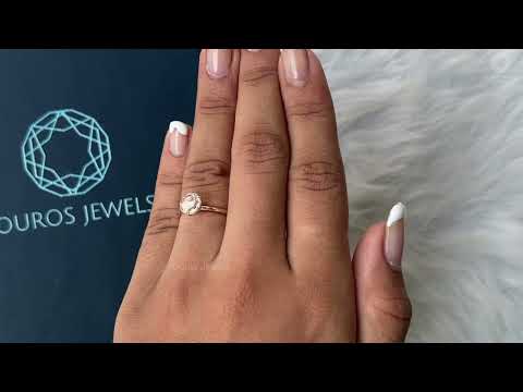 [Youtube Video of Rose Cut Round Diamond Solitaire Ring]-[Ouros Jewels]
