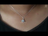 [Youtube Video of Princess Cut Diamond Pendant]-[Ouros Jewels]