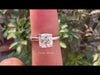 [YouTube Video Of Cushion Cut Hidden Halo Engagement Ring]-[Ouros Jewels]