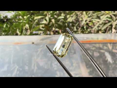 Youtube Video of Certified Modified Cut Diamond in a Tweezer