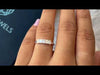 [Youtube Video of Emerald Cut Lab Diamond Wedding Band]-[Ouros Jewels]