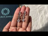 [Youtube Video of Round and Oval Cut Lab Grown Diamond Earrings]-[Ouros Jewels]