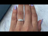 [Youtube Video of Green Round Cluster Dainty Diamond Ring]-[Ouros Jewels]