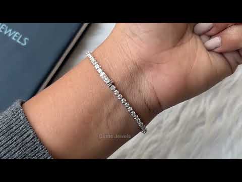 [Youtube Video of Round Diamond Tennis Bracelet]-[Ouros Jewels]