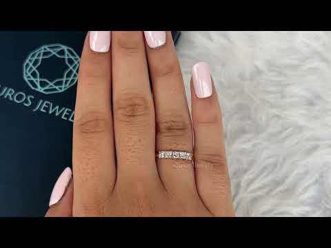 [Youtube Video of Princess Cut Five Stone Ring]-[Ouros Jewels]