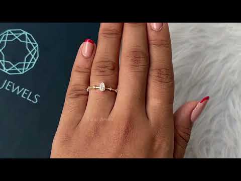 [Youtube Video of Pear Cut Lab Diamond]-[Ouros Jewels]